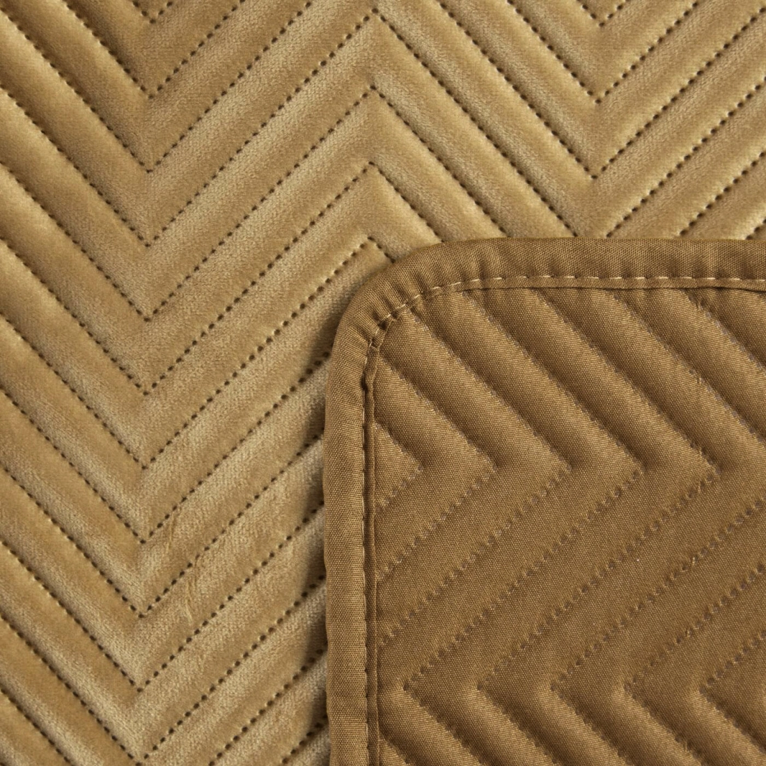 Prehoz 230x260 cm geometrický vzor, medový