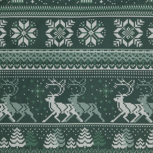 Vianočné obliečky 140x200 cm bavlnené renforcé, tmavozelené a biele