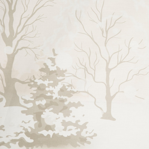 Vianočné obliečky 160x200 cm mikrovláknové, béžové a biele