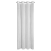 Záclona 140x250 cm biela na kovové krúžky KEJTI