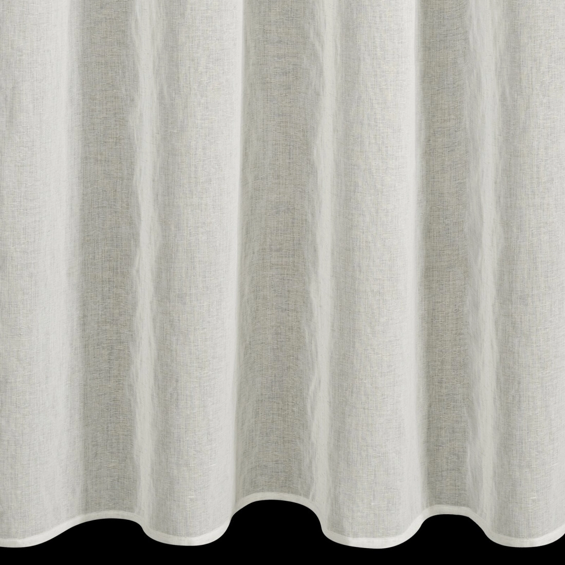 Záclona 140x250 cm prírodná na kovové krúžky AUREA