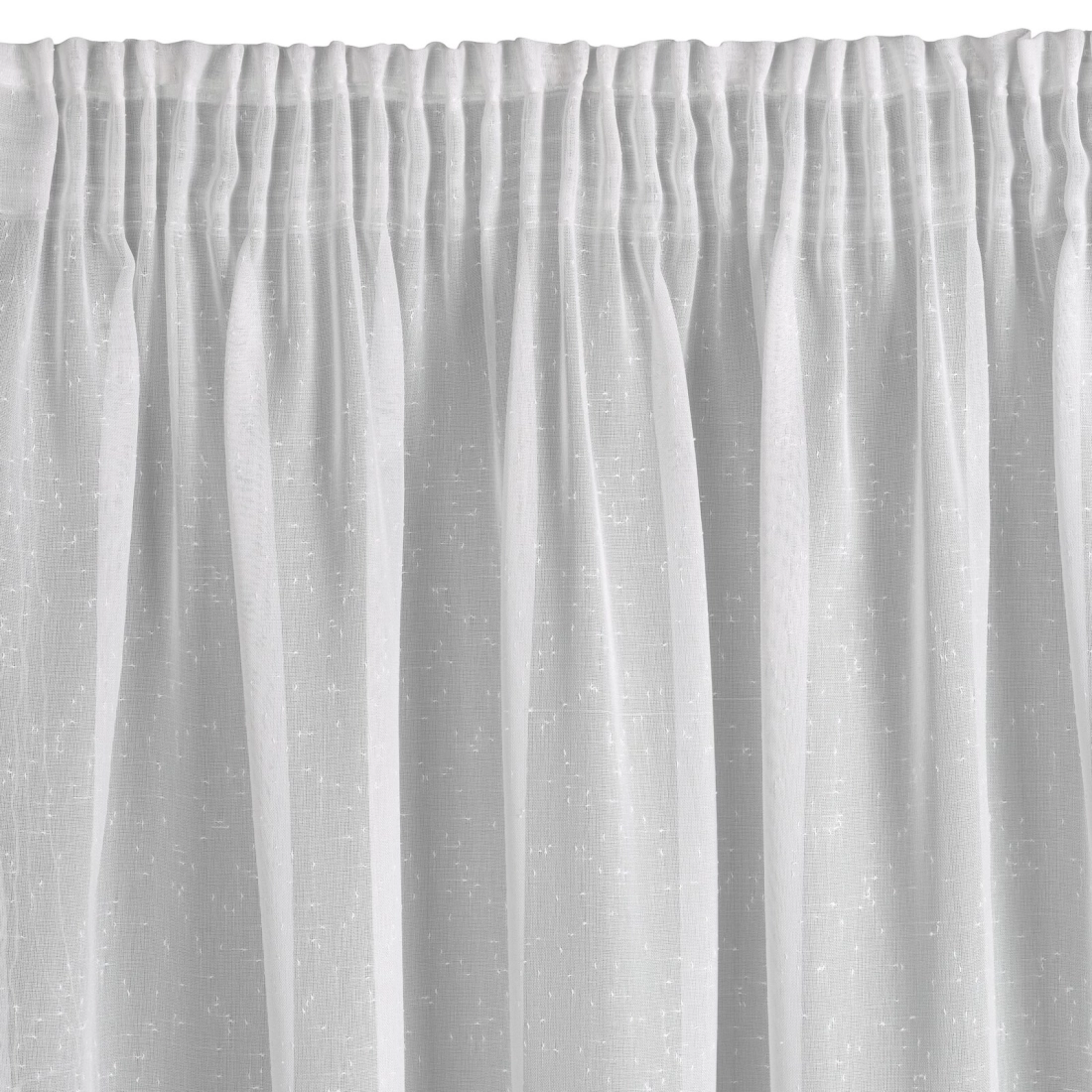 Záclona 140x300 cm matná biela na riasiacu pásku ANGELA