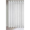Záclona 300 x 250 cm bílá se stříbrným potiskem na kovové kroužky SIBEL