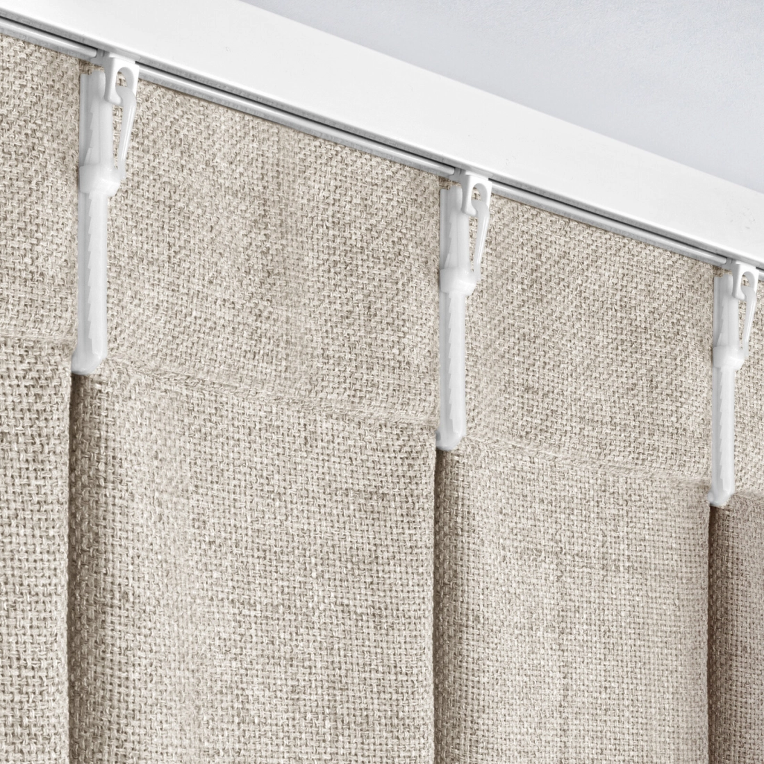 Záves 125x270 cm svetlobéžový na riasiacu pásku JULA