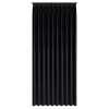Záves 125x270 cm zamatový čierny na riasiacu pásku MELANIE