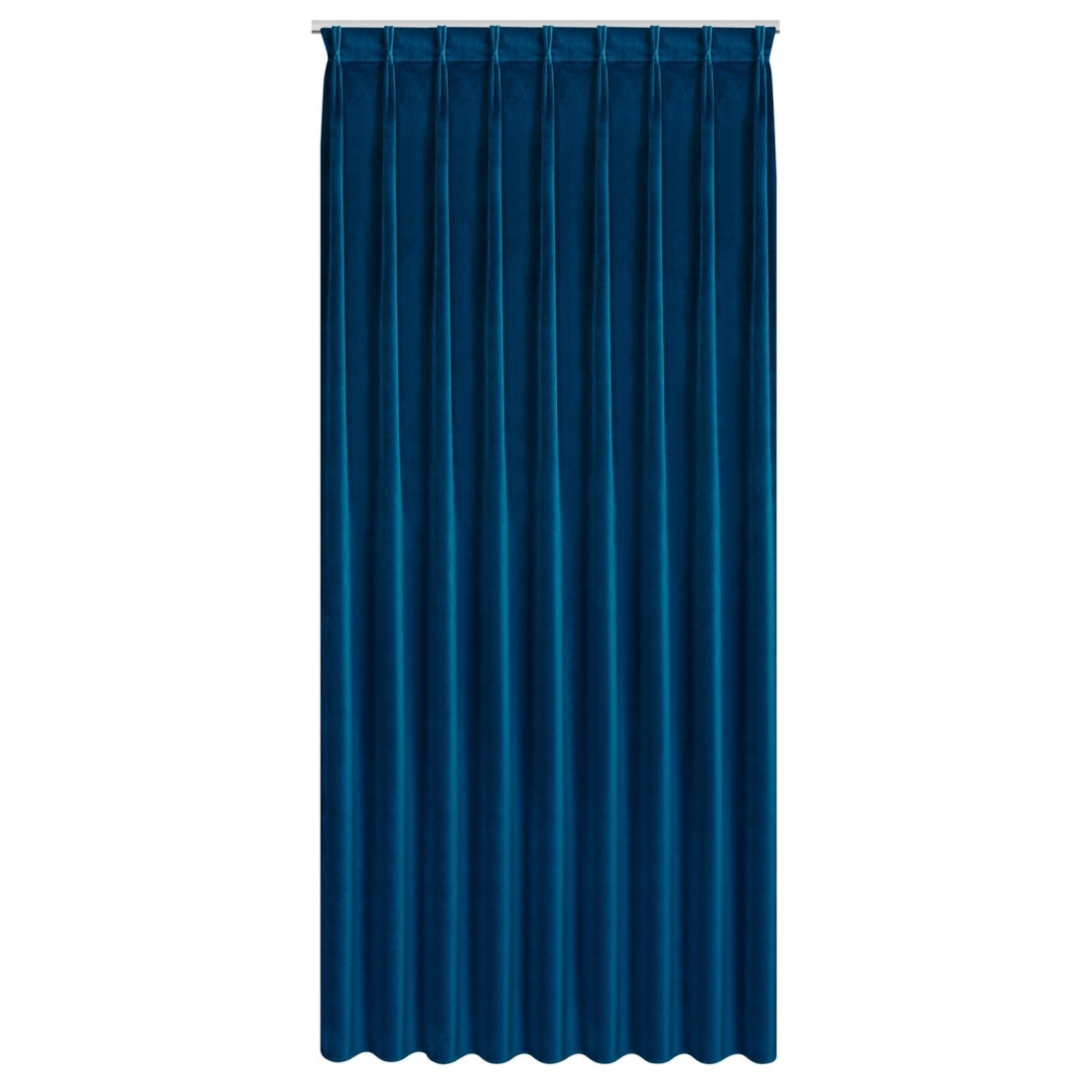 Sametový závěs 125x270 cm tmavě modrý MELANIE