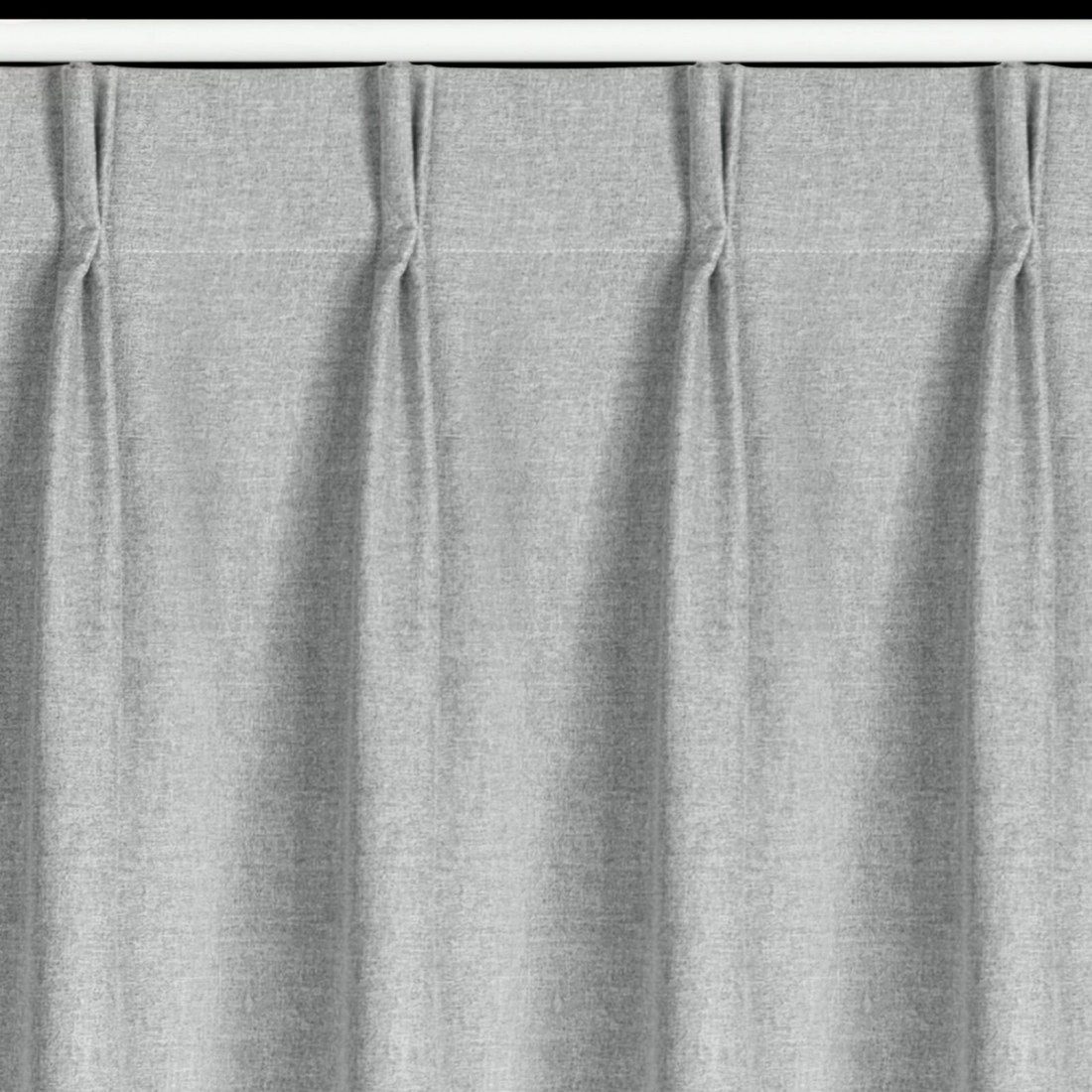 Závěs 125x270 cm zatemňovací stříbrný NELISA