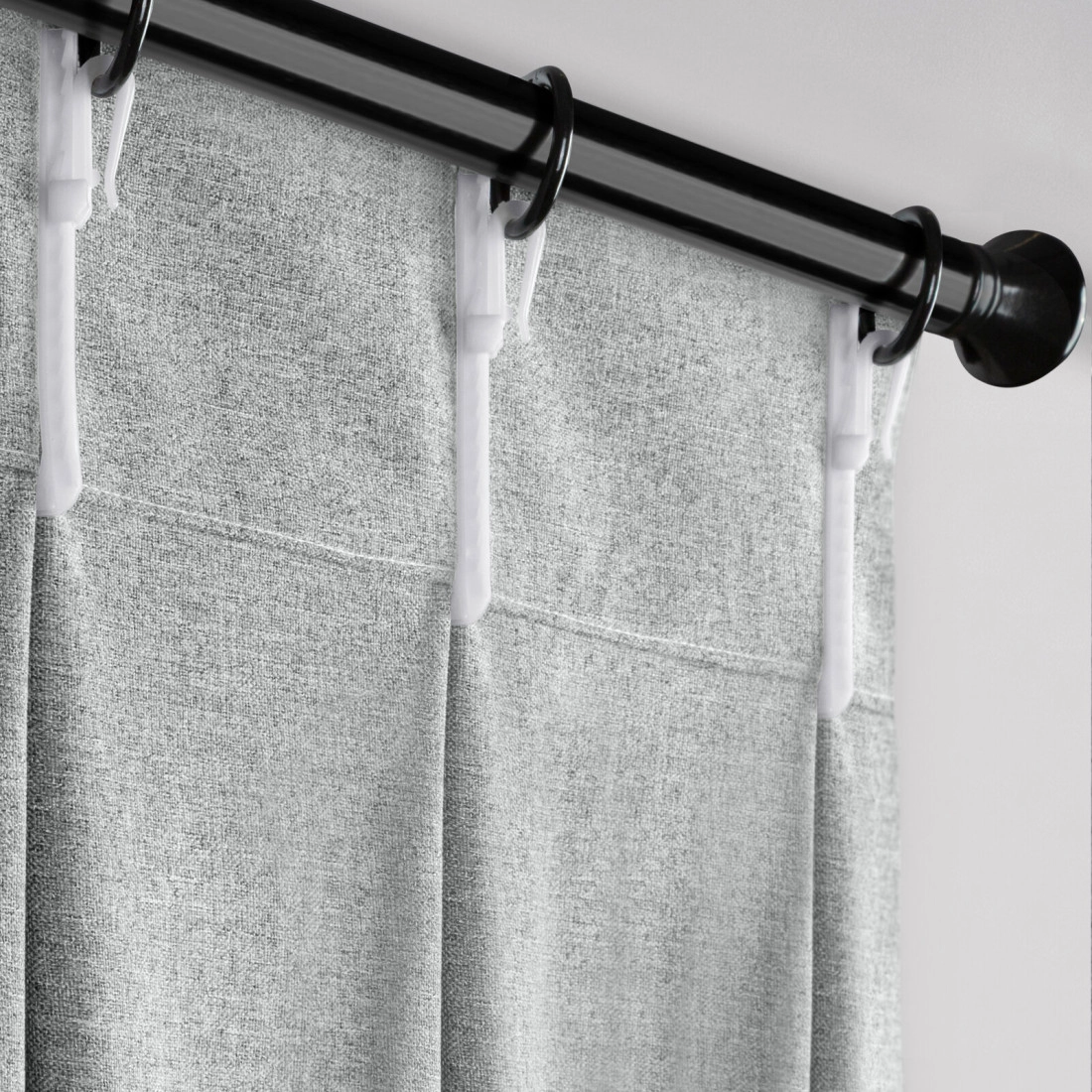 Závěs 125x270 cm zatemňovací stříbrný NELISA