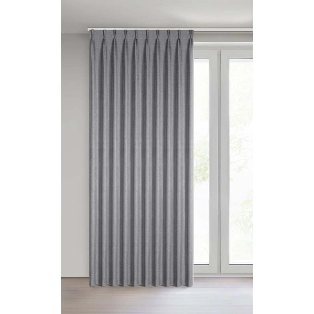 Zatemňovací závěs blackout 125x270 cm grafitový NELISA