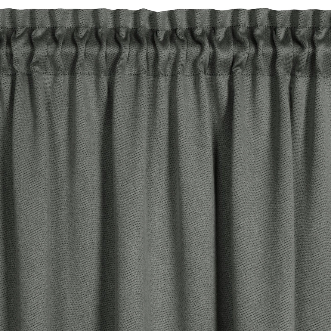 Záves 130x300 cm zatemňujúci sivý na riasiacu pásku CARLO