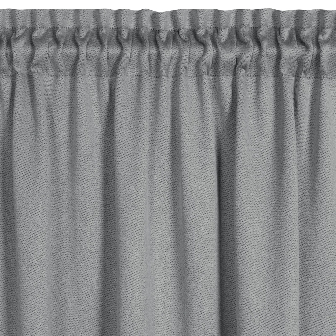 Záves 130x300 cm zatemňujúci strieborný na riasiacu pásku CARLO