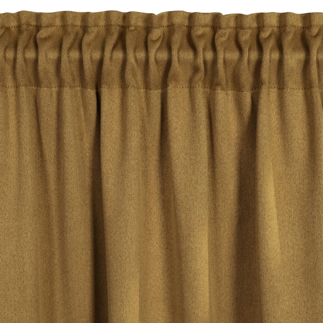 Záves 130x300 cm zatemňujúci štruktúrovaný medový na riasiacu pásku CARLO
