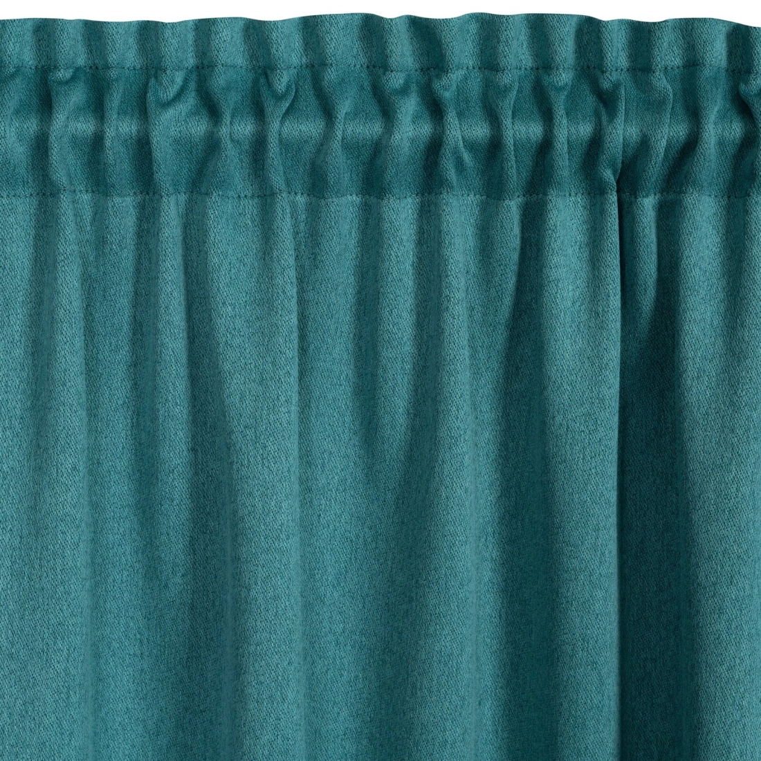 Zatemňovací závěs 130x300 cm tmavě tyrkysový na řasicí pásku CARLO