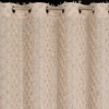 Záves 135x250 cm béžový šifónový na kovové krúžky AURELIA Eva Minge