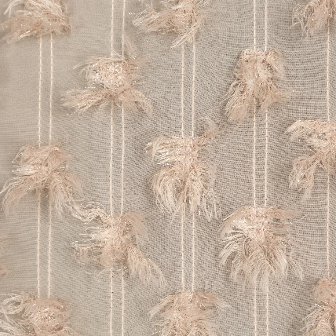 Záves 135x250 cm béžový šifónový na kovové krúžky AURELIA Eva Minge