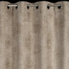 Záves 135x250 cm béžový szenilový na kovové krúžky ALETA