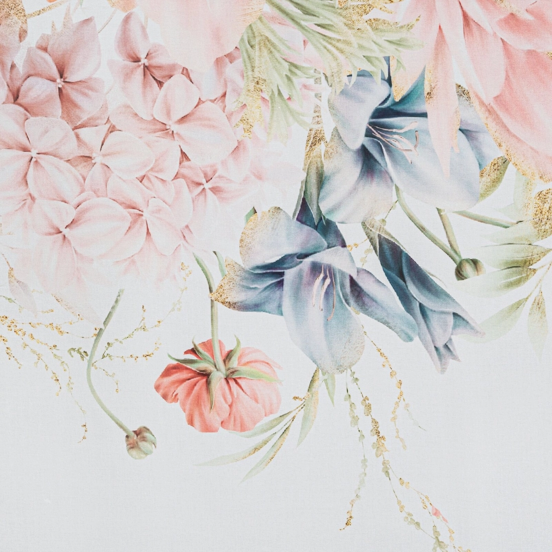 Záves 135x250 cm bielo-ružový etamínový na kovové krúžky ARLENA