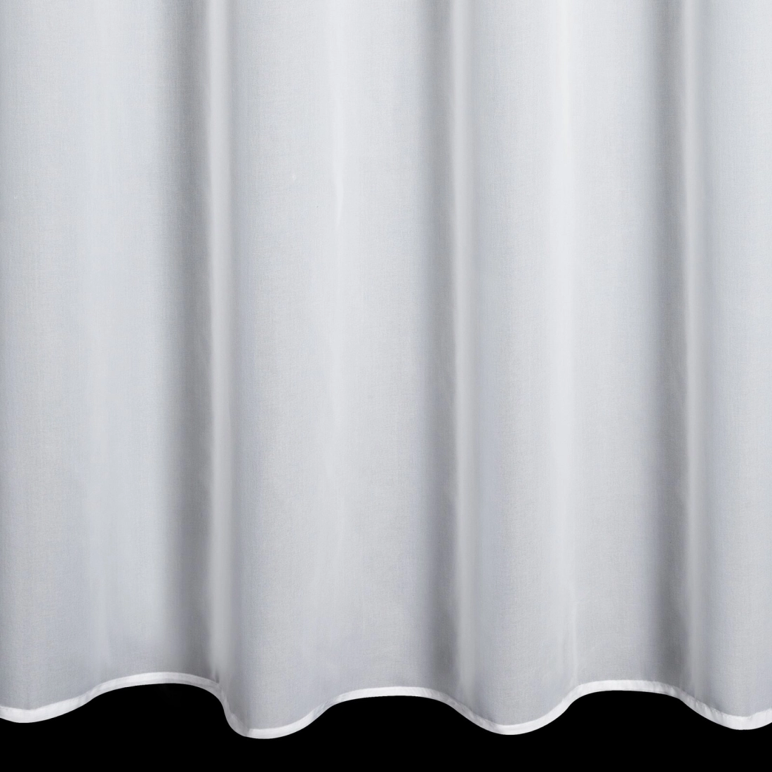 Záves 135x250 cm bielo-ružový etamínový na kovové krúžky ARLENA