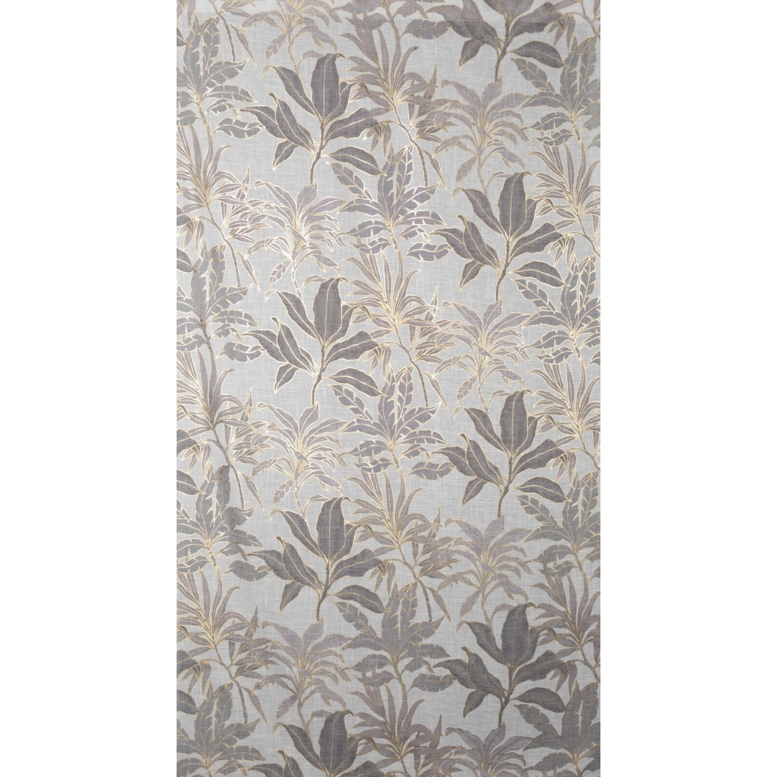 Záves 135x250 cm biely béžový na kovové krúžky ANELI