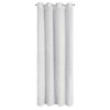 Záves 135x250 cm biely na kovové krúžky TIFFANY Eva Minge