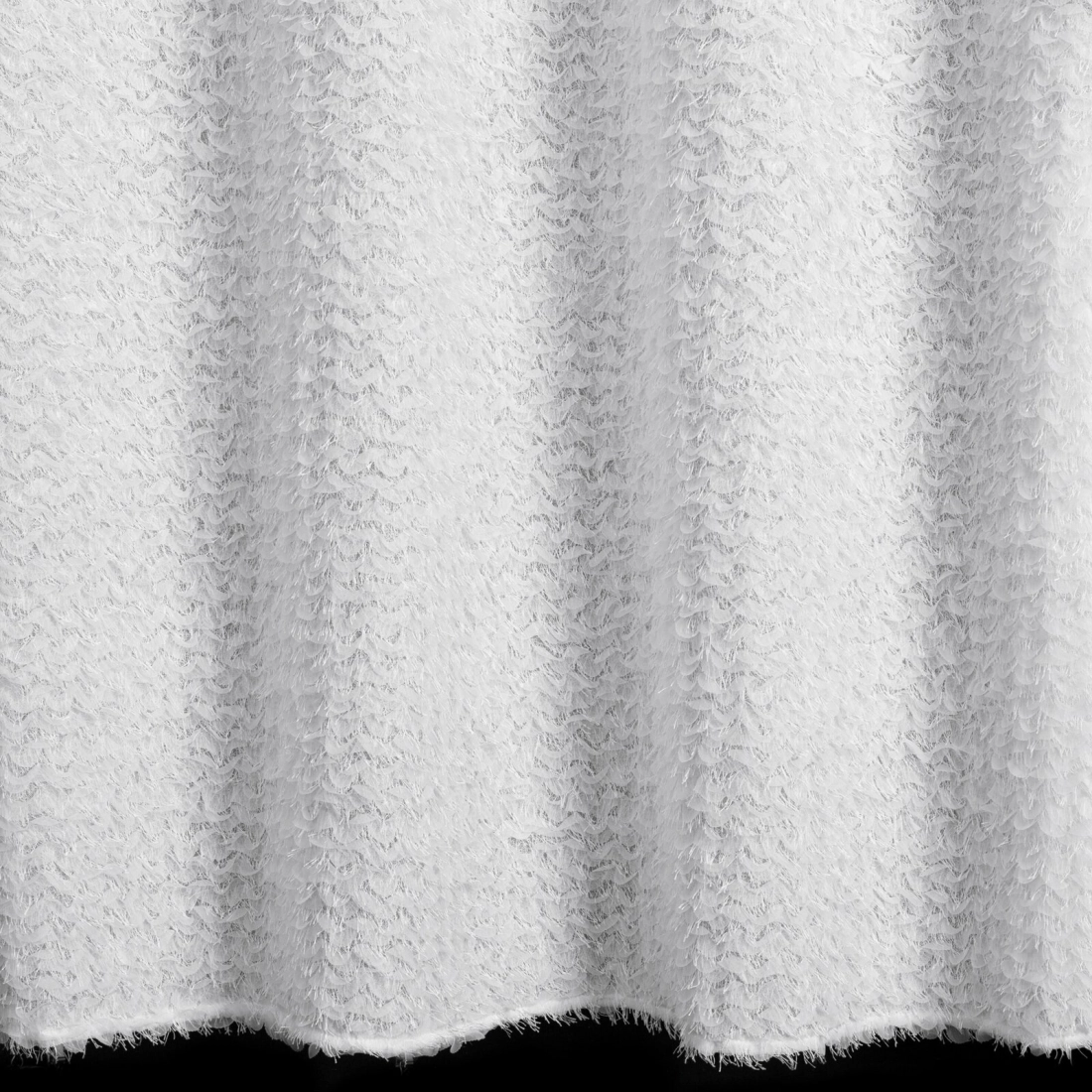 Záves 135x250 cm biely na kovové krúžky TIFFANY Eva Minge