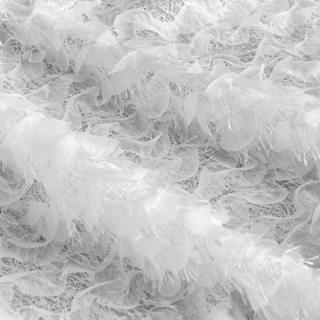 Záves 135x250 cm biely na kovové krúžky TIFFANY Eva Minge