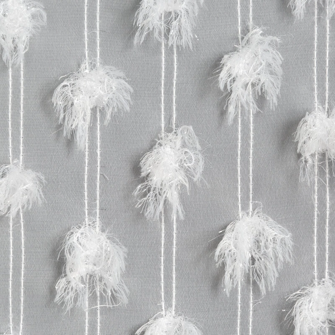 Záves 135x250 cm biely šifónový na kovové krúžky AURELIA Eva Minge