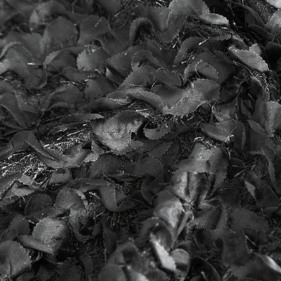 Záves 135x250 cm čierny na kovové krúžky TIFFANY Eva Minge