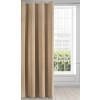 Záves 135x250 cm matný béžový na kovové krúžky ADLEY