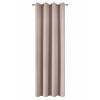 Záves 135x250 cm matný ružový na kovové krúžky ADLEY