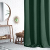 Záves 135x250 cm matný zelený na kovové krúžky BLACKOUT