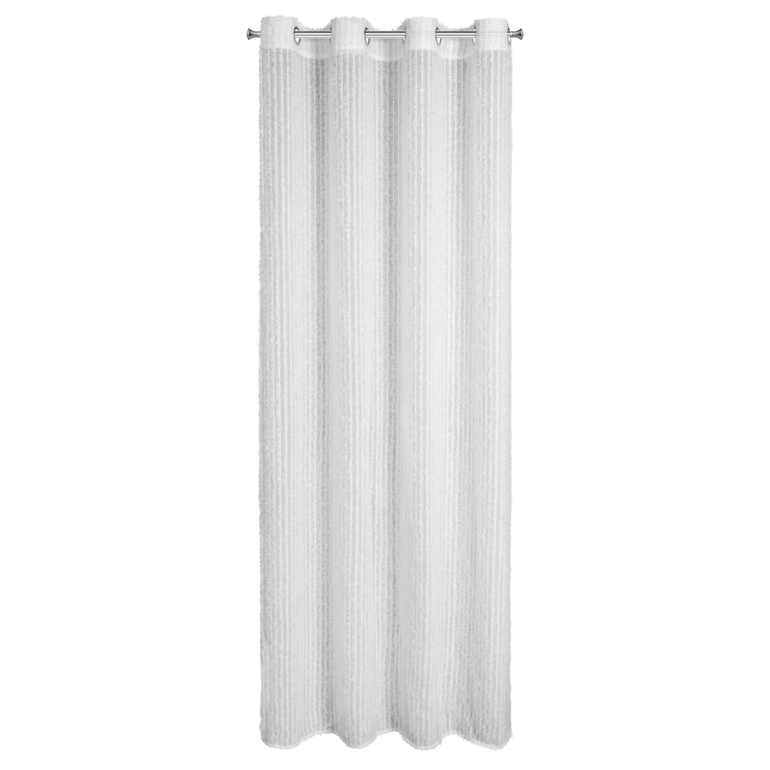 Záves 135x250 cm šifónový biely na kovové krúžky SELMA Eva Minge