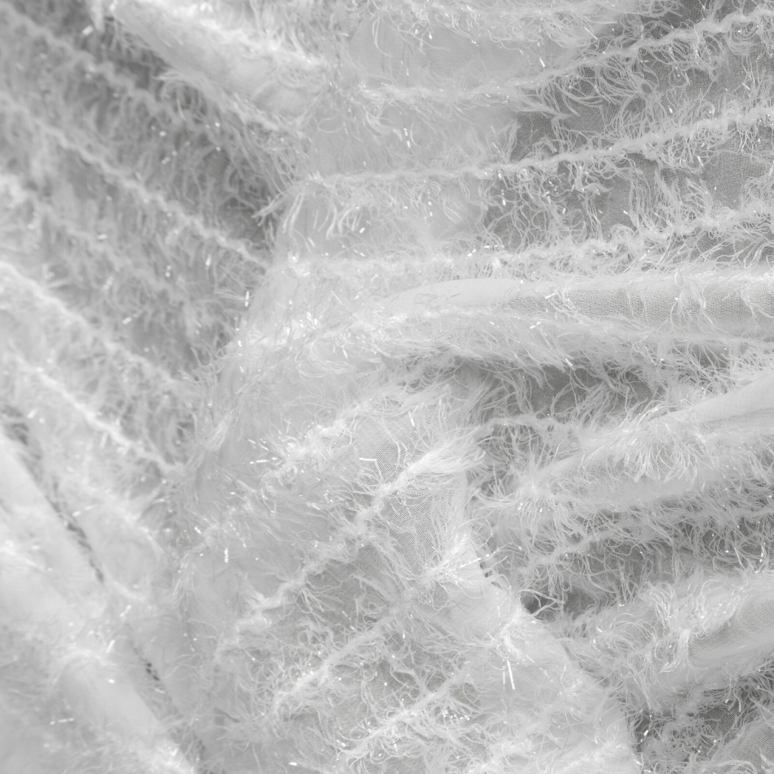 Záves 135x250 cm šifónový biely na kovové krúžky SELMA Eva Minge