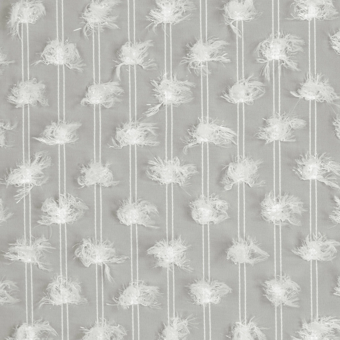 Záves 135x250 cm šifónový krémový na kovové krúžky AURELIA Eva Minge