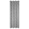Záves 135x250 cm szenilový sivý na kovové krúžky ALETA