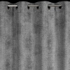 Záves 135x250 cm szenilový sivý na kovové krúžky ALETA