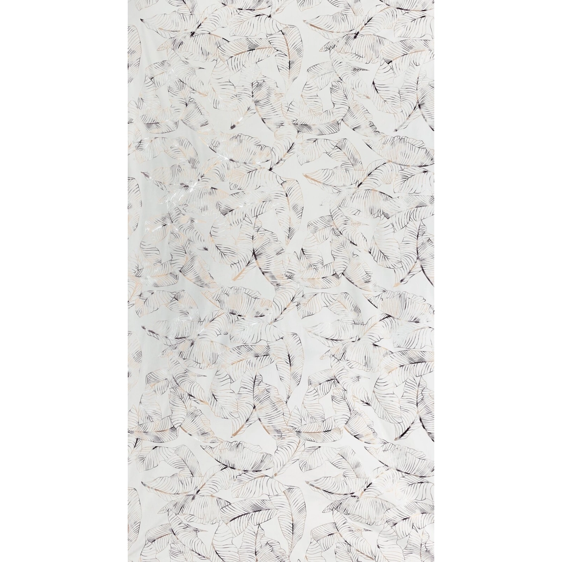 Záves 135x250 cm zamatový bielo šampanský na kovové krúžky ODETA