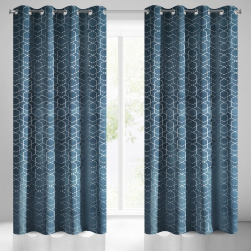 Záves 135x250 cm zamatový granátový, strieborný na kovové krúžky MANDI