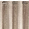 Záves 135x250 cm zamatový hnedo zlatý na kovové krúžky BETHY