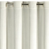 Záves 135x250 cm zamatový krémový zlatý na kovové krúžky BETHY
