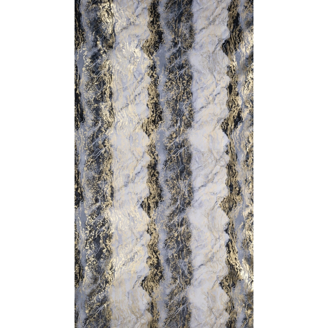 Záves 135x250 cm zamatový oceľový a šampanský na kovové krúžky SOFI