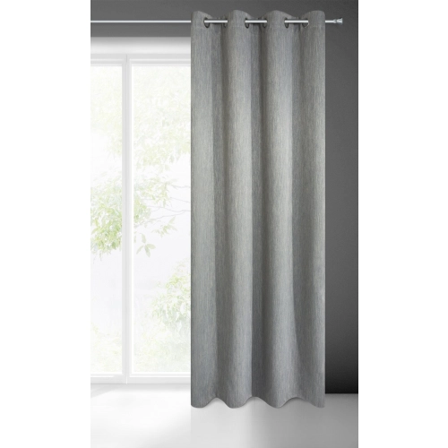 Záves 135x250 cm zatemňovací oceľový na kovové krúžky ROSSIE