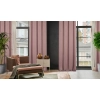 Záves 135x250 cm zatemňovací púdrovoružový na kovové krúžky AMARO