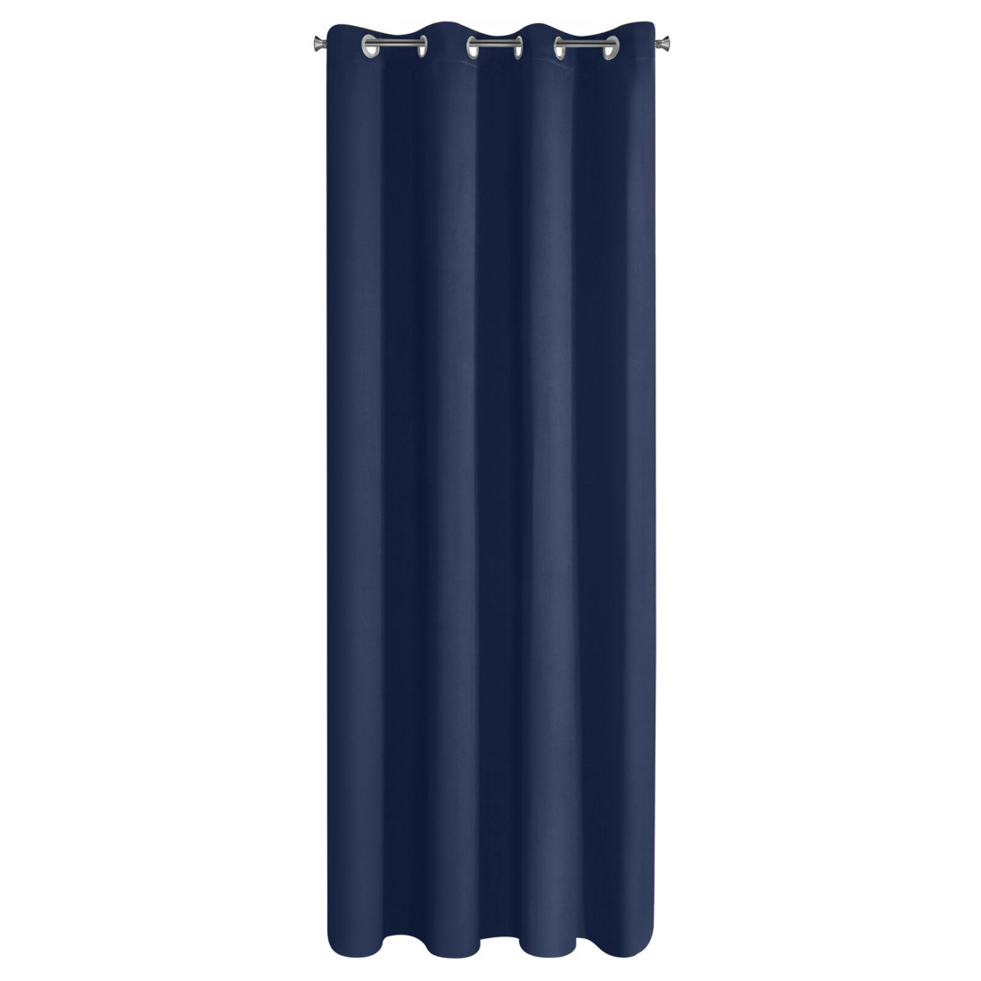 Záves 135x250 cm zatemňujúci matný granátový na kovové krúžky ADLEY