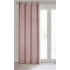 Závěs 135 x 250 cm zatemňovací polyester pudrově růžový na kovových kroužcích CARLO