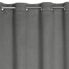 Záves 135x250 cm zatemňujúci sivý na kovové krúžky CARLO