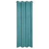 Závěs 135 × 250 cm zatemňovací tmavě tyrkysový na kovových kroužcích CARLO