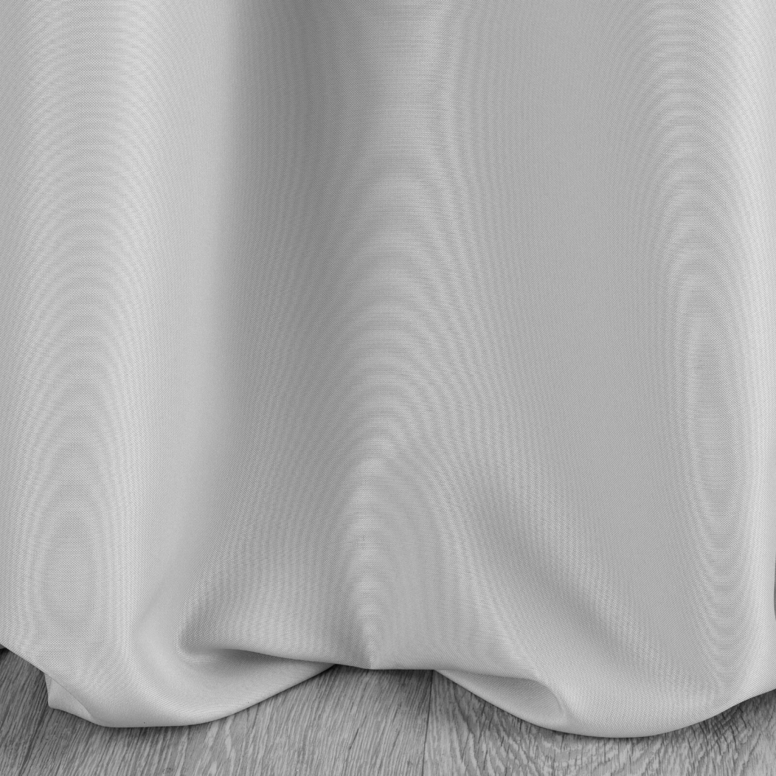 Záves 135x260 cm matný oceľový na kovové krúžky DEFNE