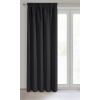 Záves 135x270 cm čierny zatemňujúci na riasiacu pásku LOGAN