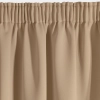 Záves 135x270 cm matný béžový na riasiacu pásku ADLEY
